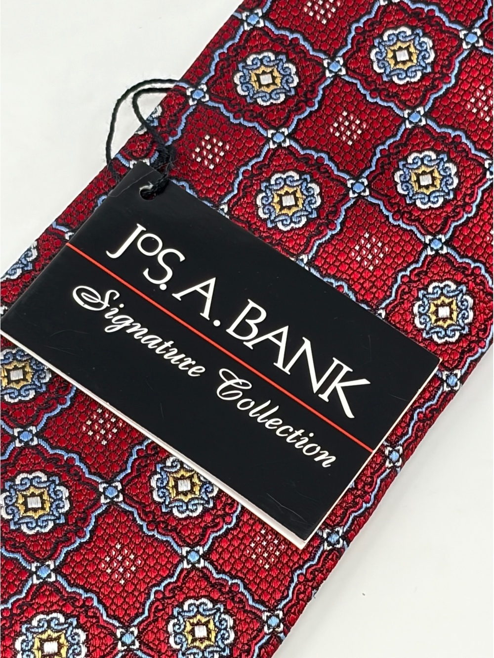 Jos. A. Bank Signature Collection Red Patterned Men's Tie